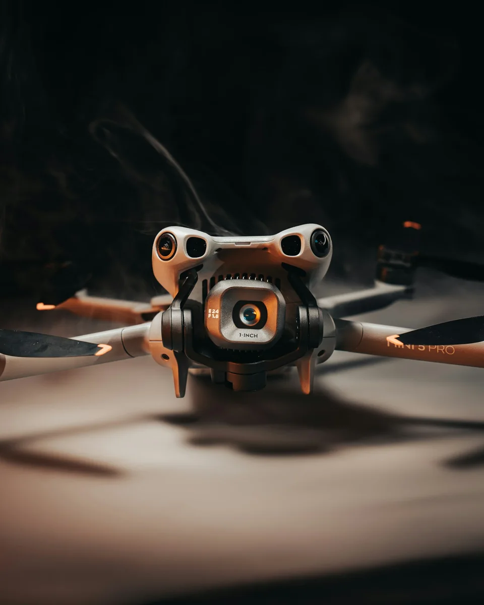 Drone camera for aerial filming